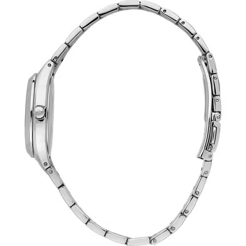 ساعة مازيراتي نسائي 30 ستانلس ستيل فضية أنيقة