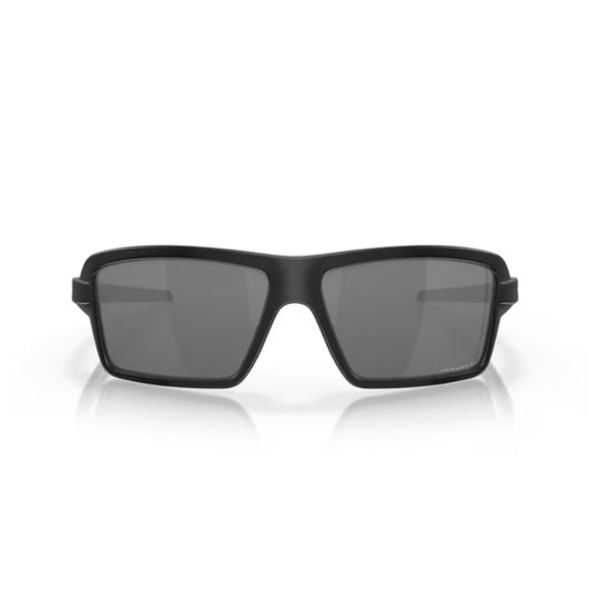 نظارة شمسية رجالية من أوكلي بإطار أسود وعدسات بولورايزد