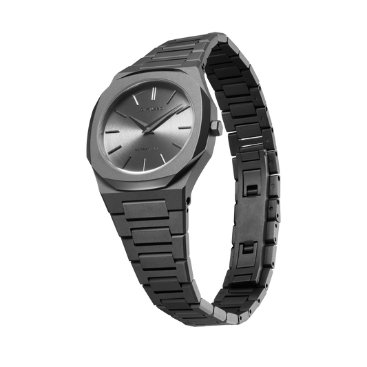 ساعة دي وان ميلانو 30 فضية مقاومة للخدش