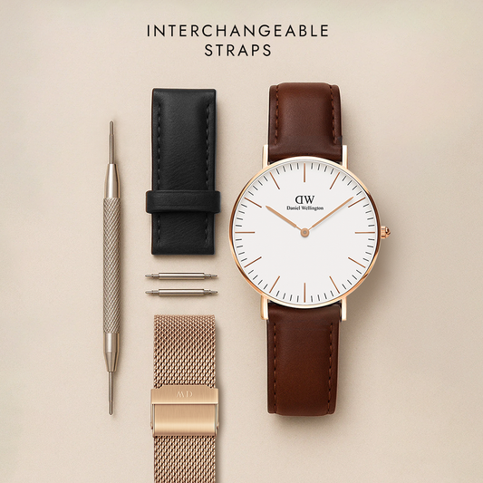 Classic 40 St Mawes RG Arctic - Daniel Wellington
