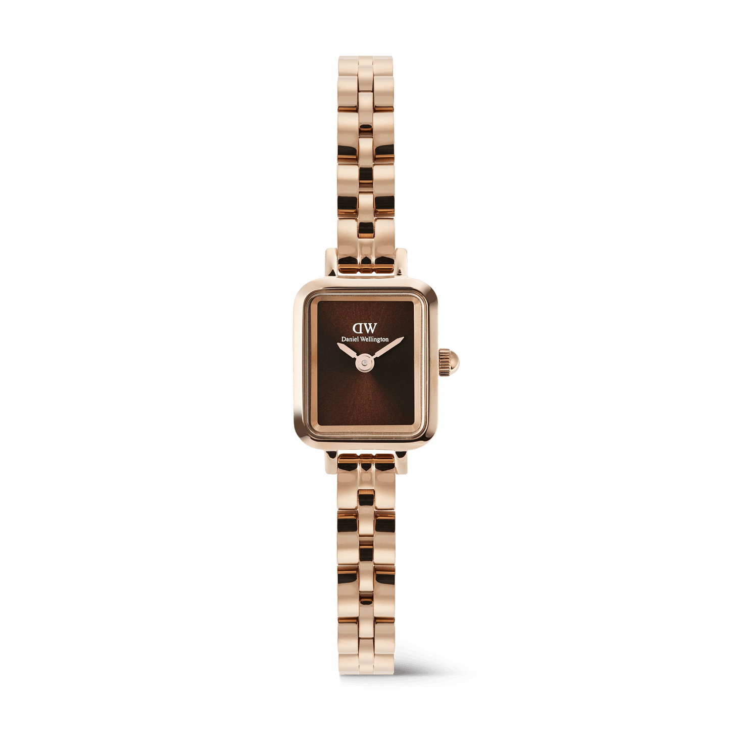 Quadro Mini 15.4x18.2 Arch 3-Link Amber Sunray RG - Daniel Wellington