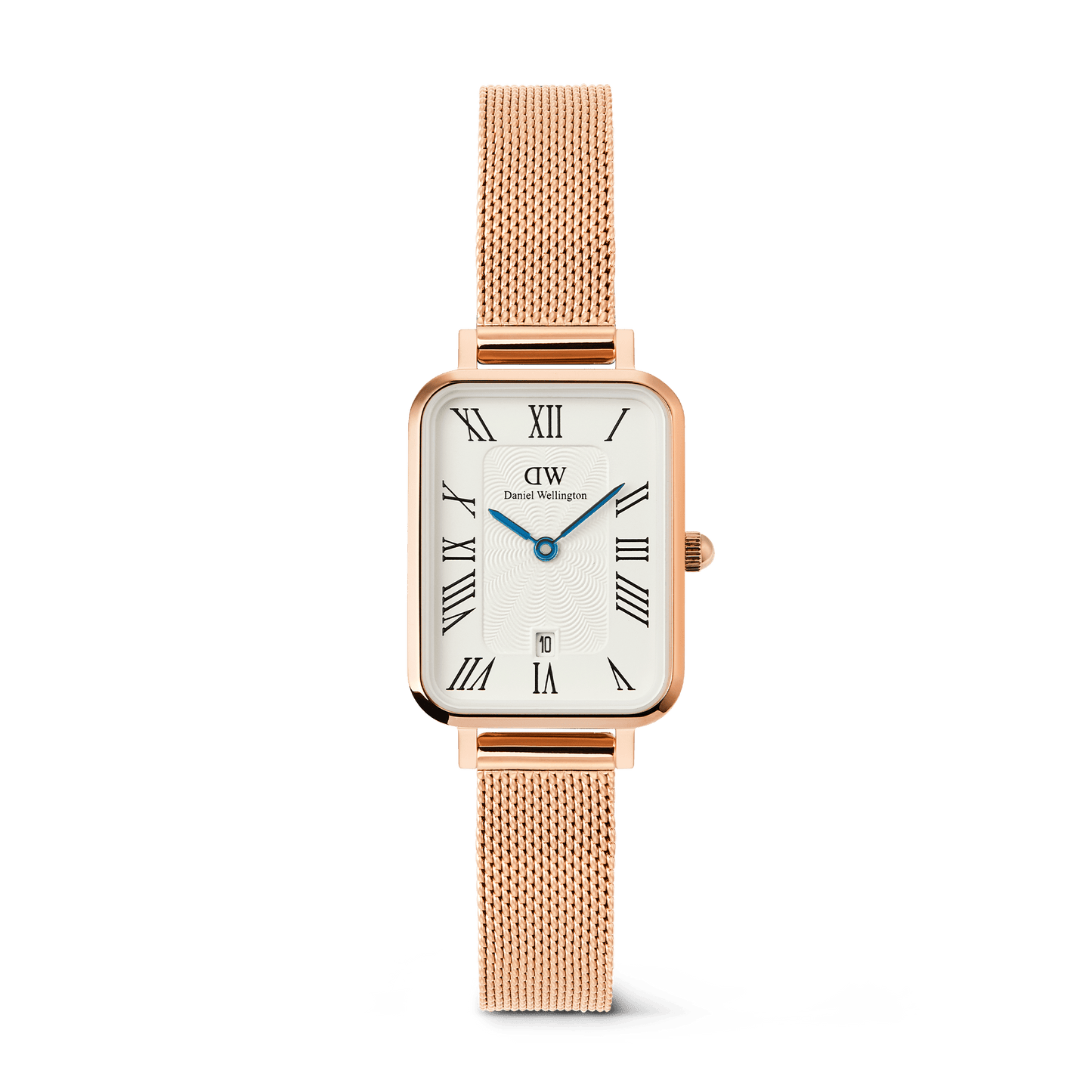 Quadro 20x26 Roman Numerals Date Melrose White RG - Daniel Wellington