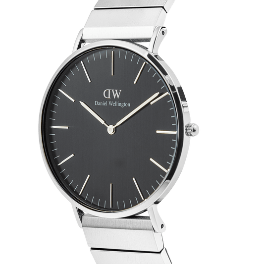 Classic 40 Sterling Piano S Brushed Onyx - Daniel Wellington