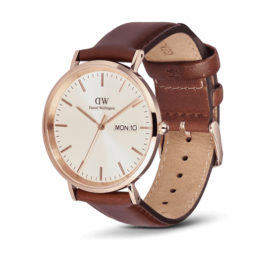 Classic 40 Day Display St Mawes Champagne RG - Daniel Wellington
