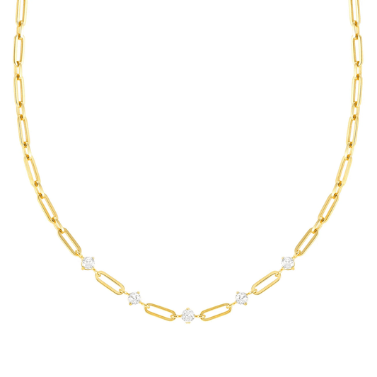 قلادة نومينيشن ستيل قصيرة - محل الشيخ