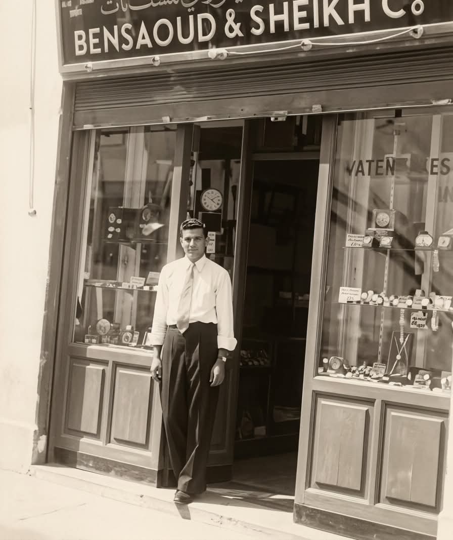 واجهة المحل الأول 1948 — BENSAOUD & SHEIKH Co