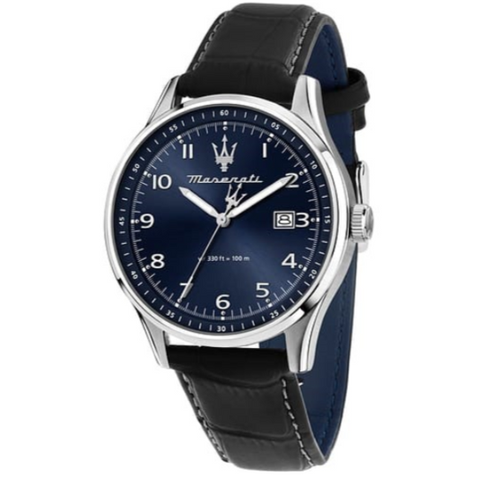 ساعة مازيراتي  رجالي 41 بميناء زرقاء