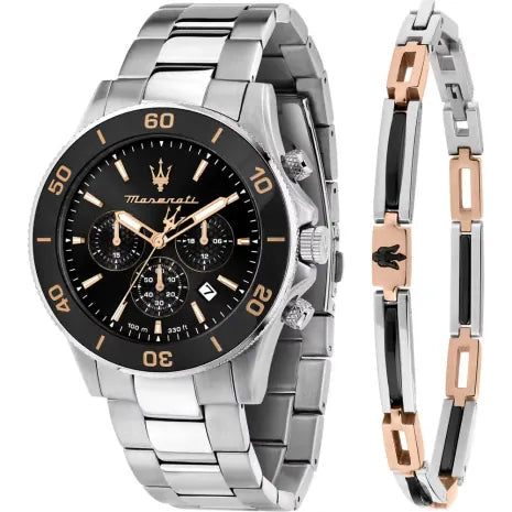 ساعة مازيراتي رجالي 43 بتصميم أنيق ومتين