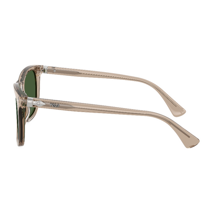 نظارة بولو رجالية Taupe بإطار أنيق بعدسات Bottle Green 55