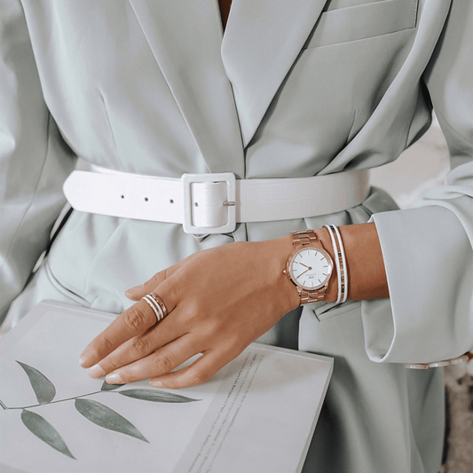 Iconic Link 32 RG White - Daniel Wellington