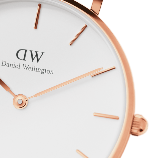 Petite 32 Durham RG White - Daniel Wellington