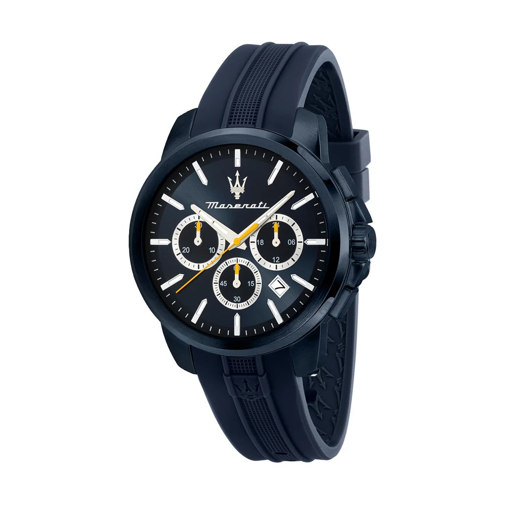 ساعة مازيراتي رجالي 42 بميناء زرقاء