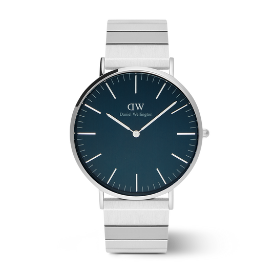 Classic 40 Sterling Piano S Brushed Arctic - Daniel Wellington