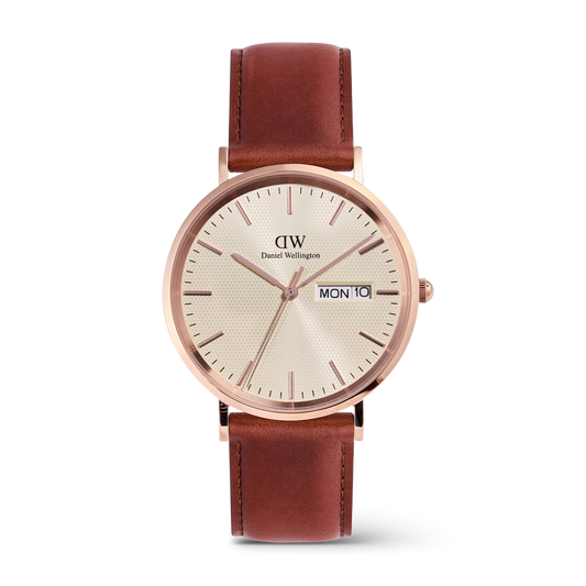 Classic 40 Day Display St Mawes Champagne RG - Daniel Wellington