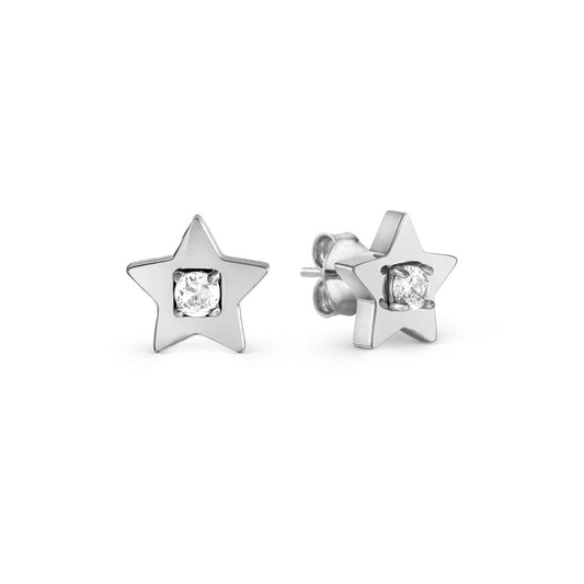 MYSOPHIE earrings in steel and cubic zirconia Star
