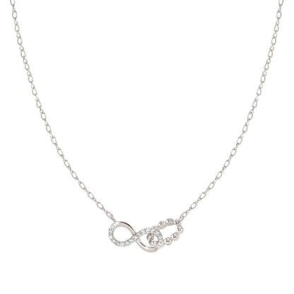 LOVECLOUD necklace in 925 sterling silver and cz Infinity Silver