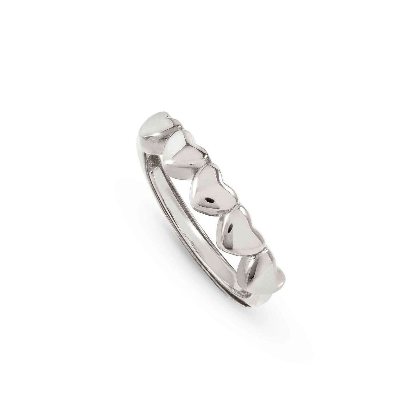 ARMONICA ring in 925 sterling silver Heart Silver