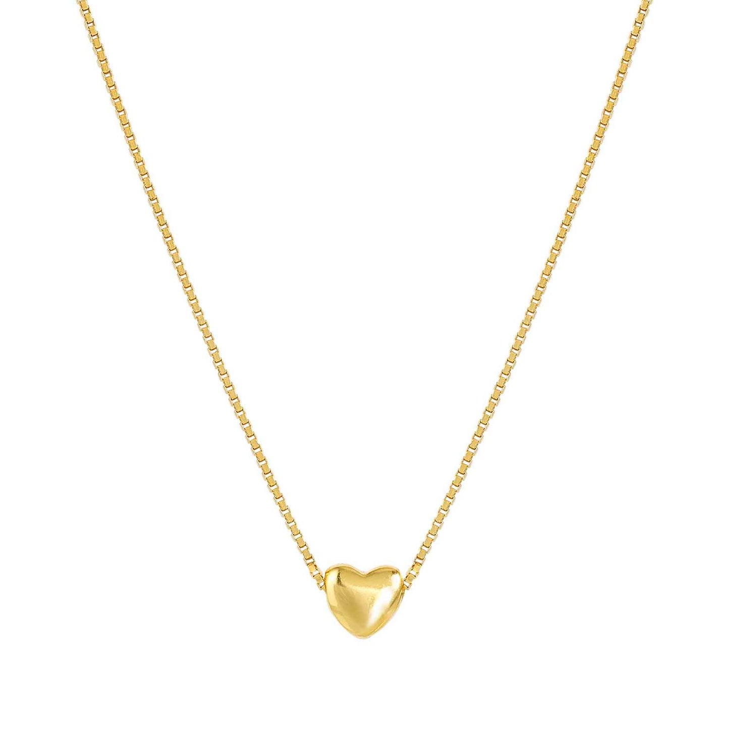 ARMONICA necklace in 925 sterling silver and cubic zirconia Heart Gold