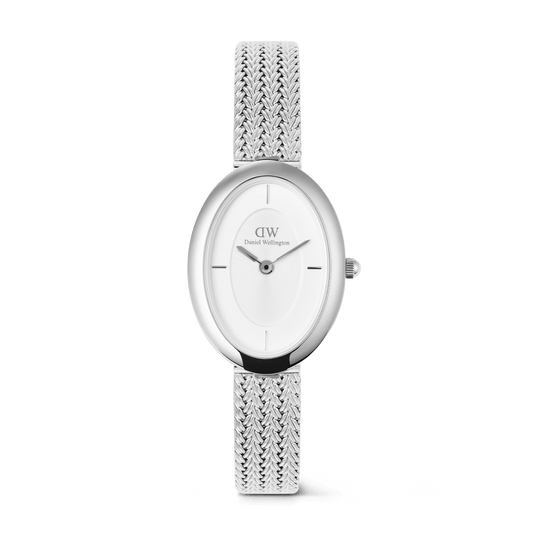 Juliette Braided Mesh White Sunray S - Daniel Wellington