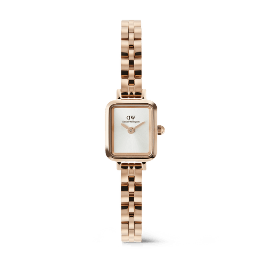 Quadro Mini 15.4x18.2 Arch 3-Link White Sunray RG - Daniel Wellington