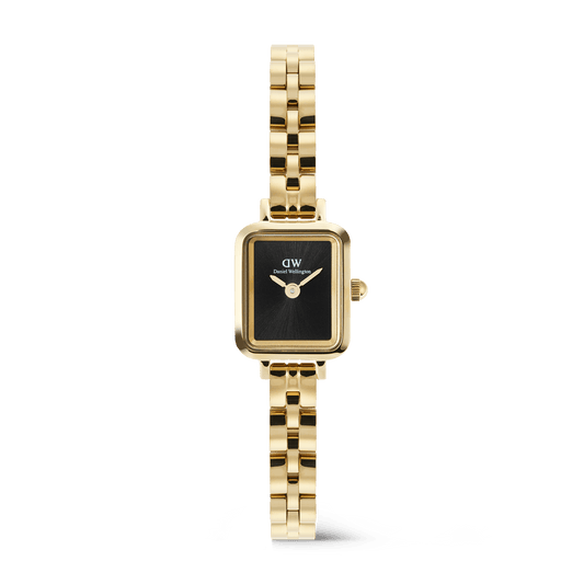 Quadro Mini 15.4x18.2 Arch 3-Link Onyx Sunray G - Daniel Wellington