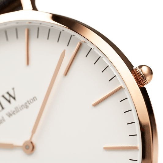 Classic 40 St Mawes RG White - Daniel Wellington