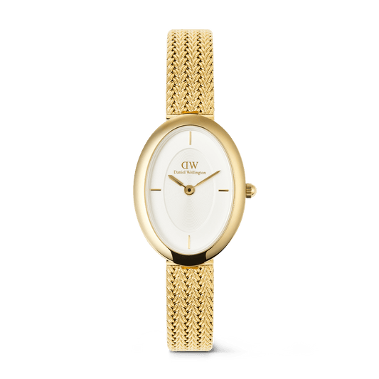 Juliette Braided Mesh White Sunray G - Daniel Wellington