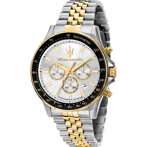 ساعة مازيراتي رجالي 42 سوداء كلاسيكية وأنيقة