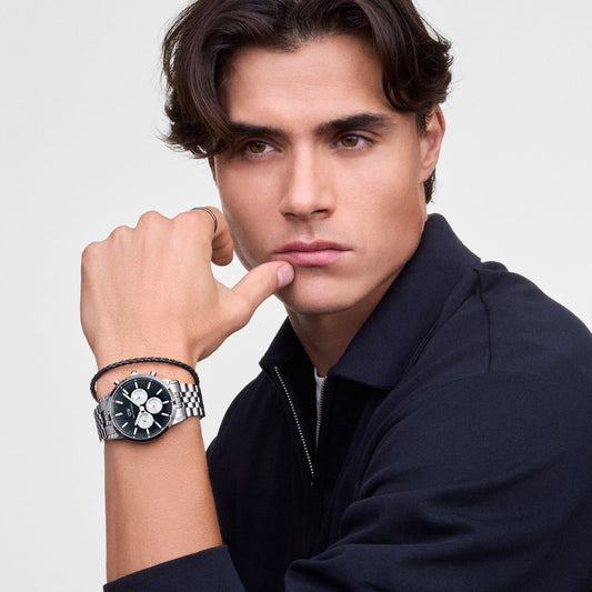 Daniel Braided Leather Bracelet Sheffield 3.0 175mm S - Daniel Wellington