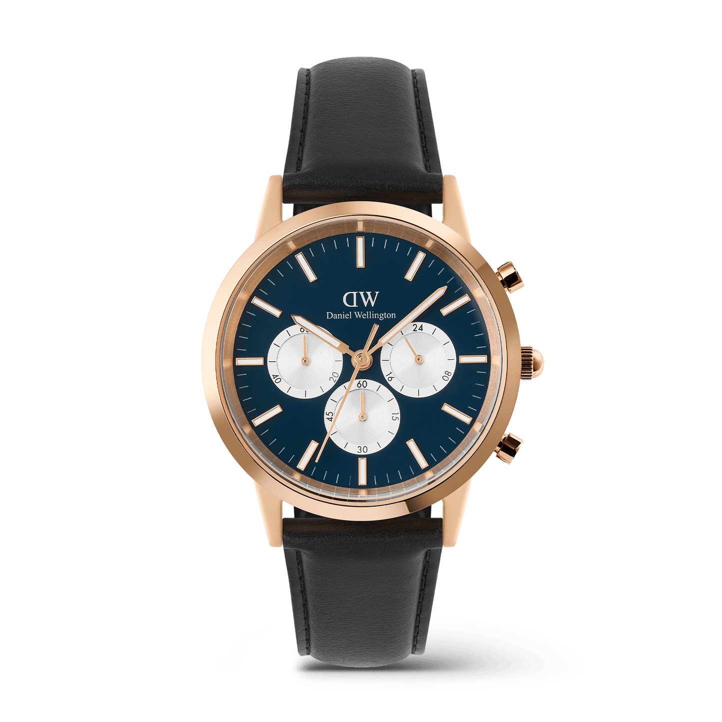 Iconic 42 Chronograph Sheffield Arctic Panda RG - Daniel Wellington