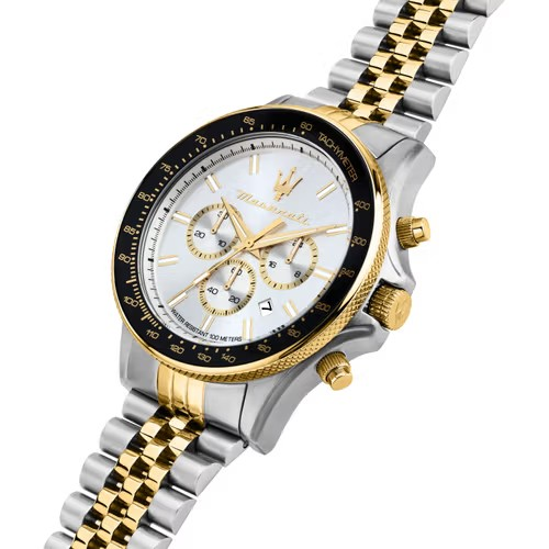 ساعة مازيراتي رجالي 42 سوداء كلاسيكية وأنيقة