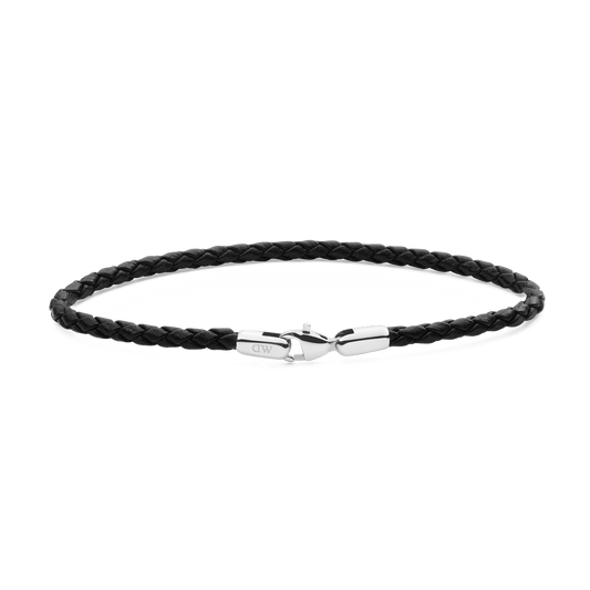 Daniel Braided Leather Bracelet Sheffield 3.0 185mm S - Daniel Wellington