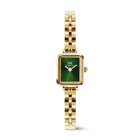 Quadro Mini 15.4x18.2 Arch 3-Link Emerald Sunray G - Daniel Wellington