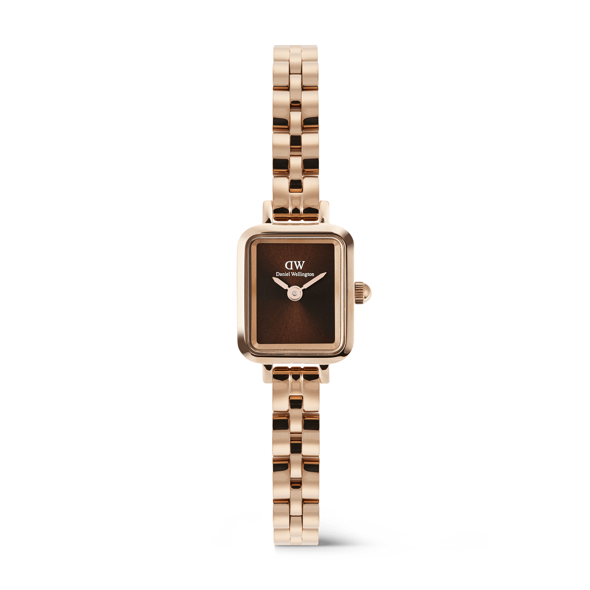 Quadro Mini 15.4x18.2 Arch 3-Link Amber Sunray RG - Daniel Wellington
