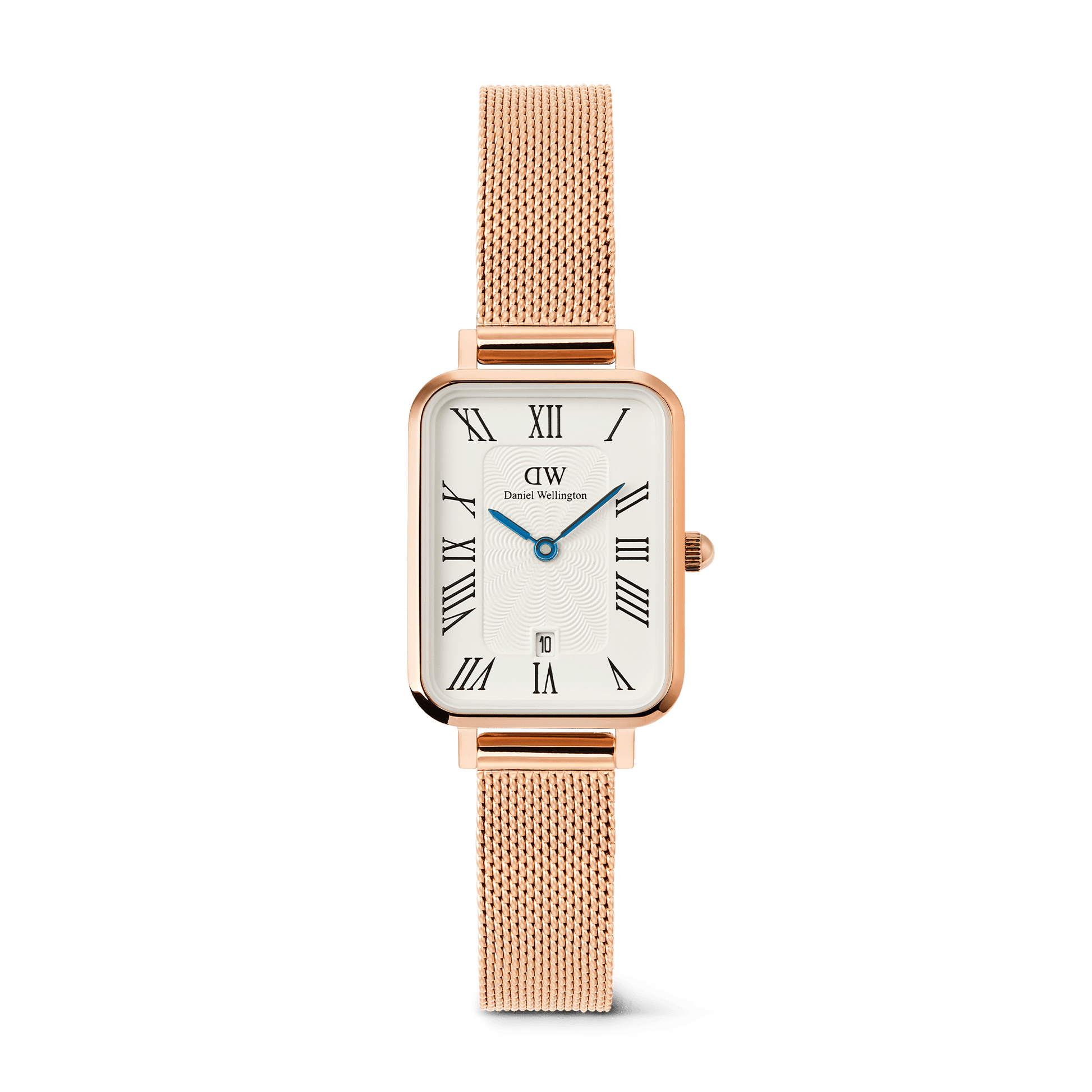 Quadro 20x26 Roman Numerals Date Melrose White RG - Daniel Wellington