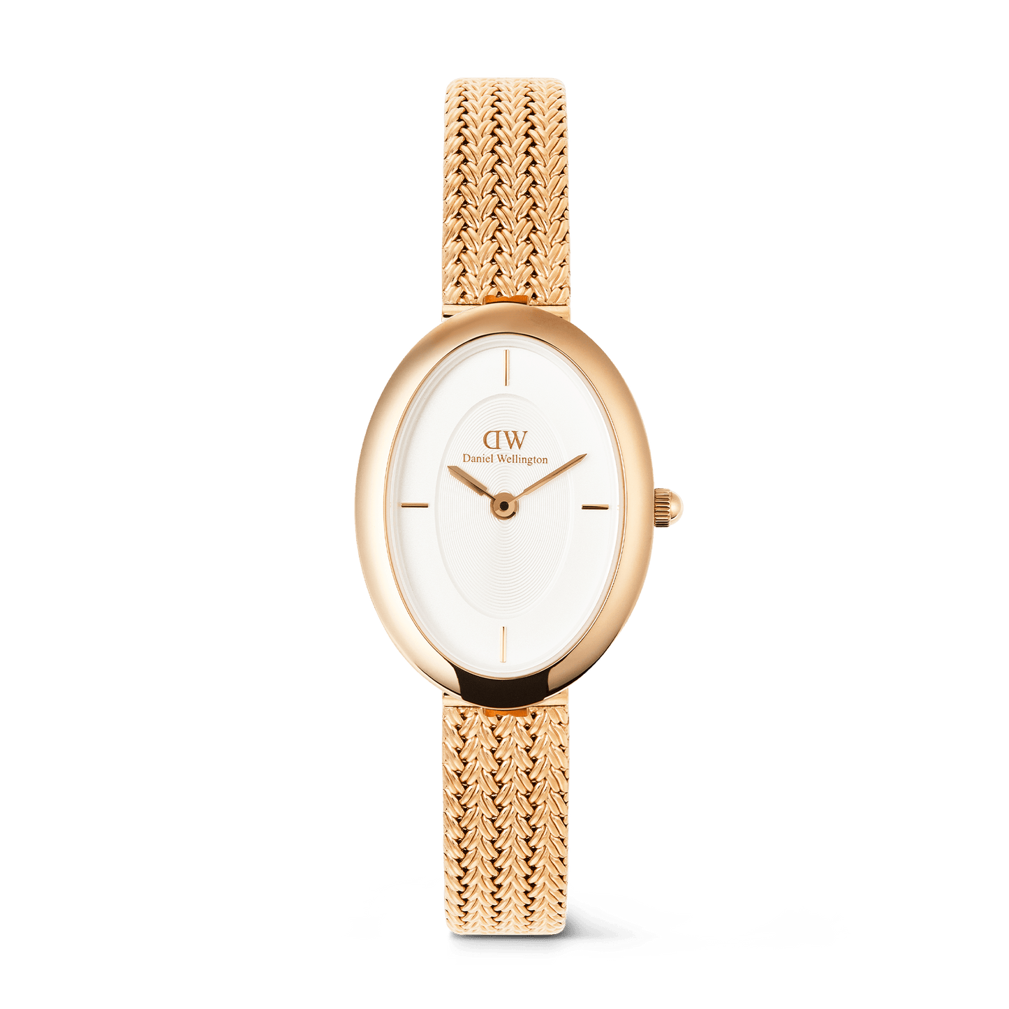 Juliette Braided Mesh White Sunray RG - Daniel Wellington