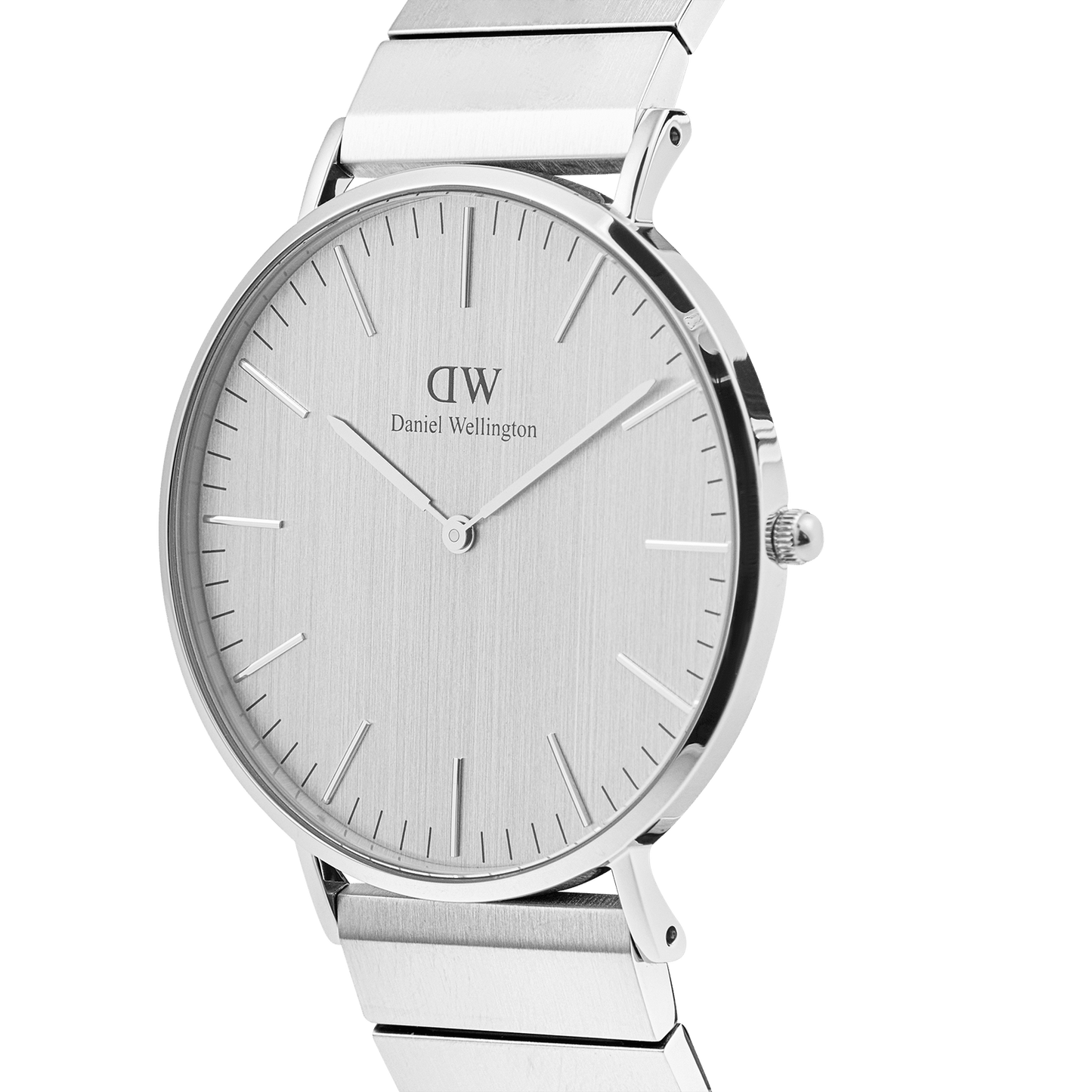 Classic 40 Sterling Piano S Brushed Silver - Daniel Wellington