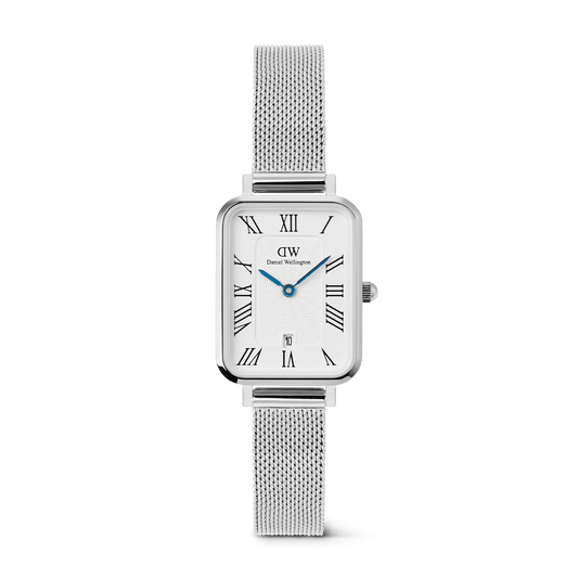 Quadro 20x26 Roman Numerals Date Sterling White S - Daniel Wellington