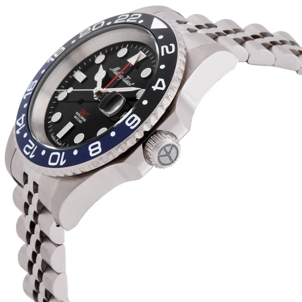GMT ساعة ماثي تيسو رجالية - Mathey-Tissot