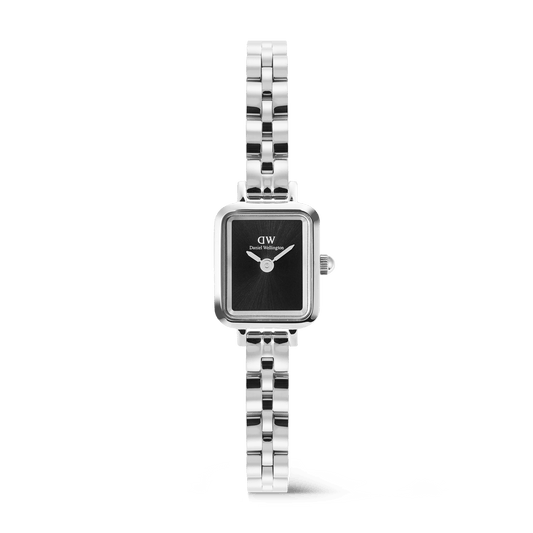 Quadro Mini 15.4x18.2 Arch 3-Link Onyx Sunray S - Daniel Wellington