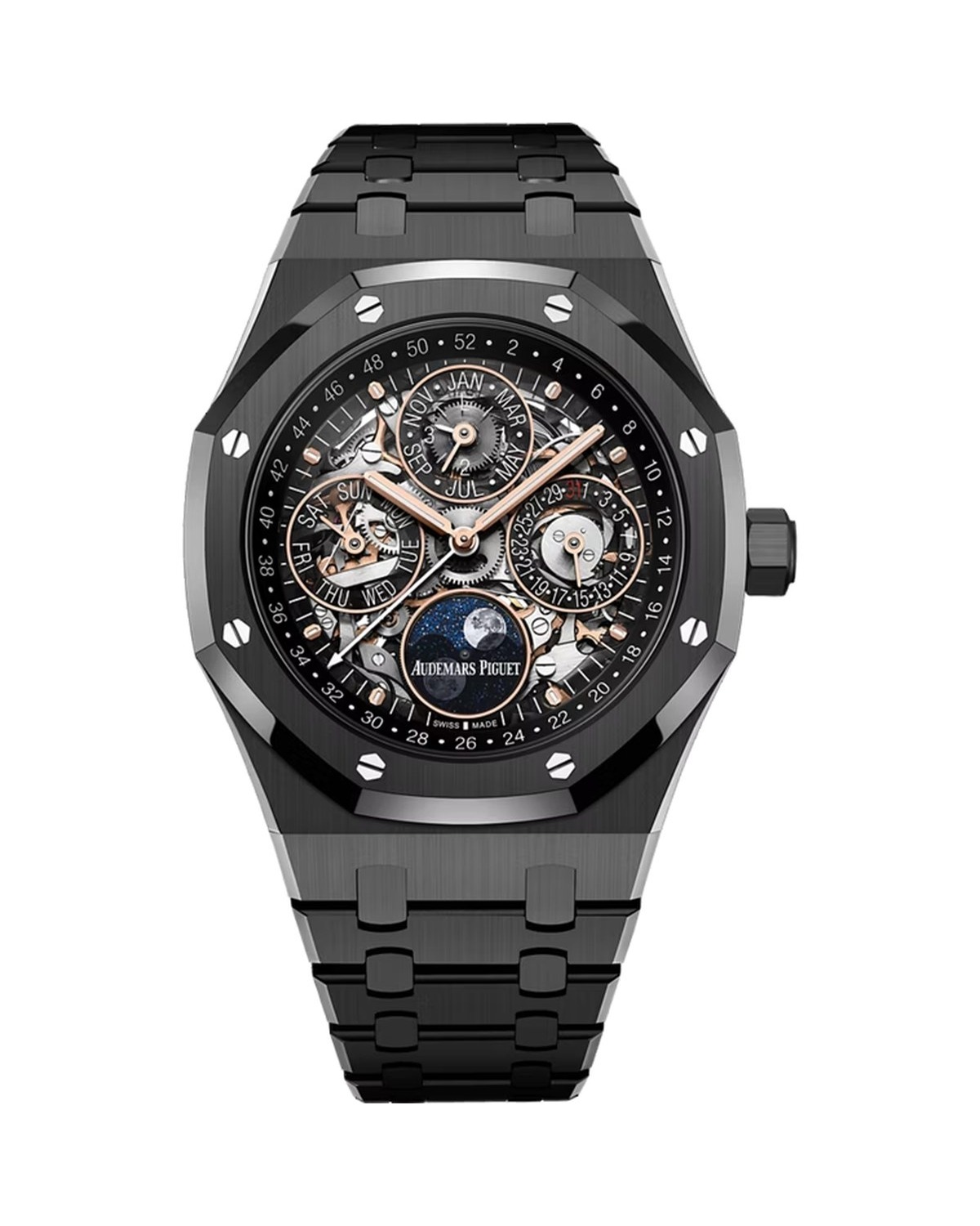 ساعة أوديمار بيغيه Royal Oak Perpetual Calendar Openworked
